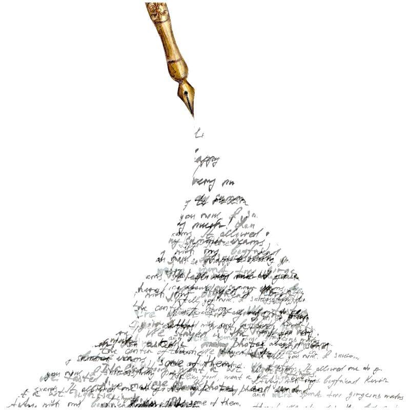 fountain pen graphic